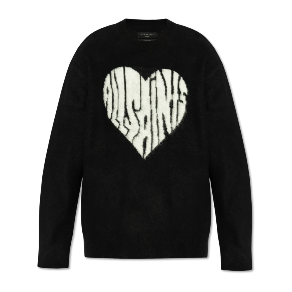 AllSaints Bubble Sweater Black Heren