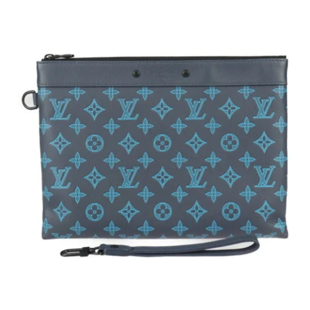 Louis Vuitton Vintage Pre-owned Canvas clutches Black Dames