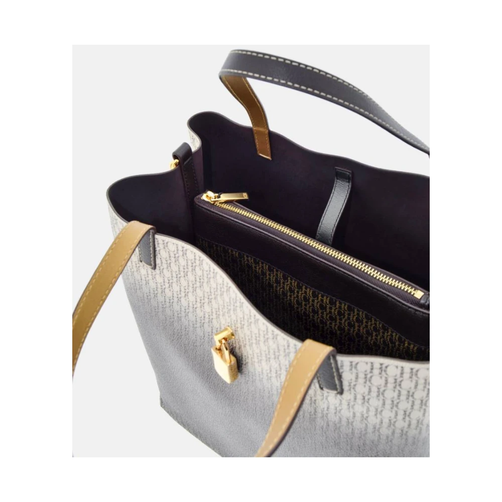 Carolina Herrera Vergrendelde M Matryoshka Handtas Brown Dames
