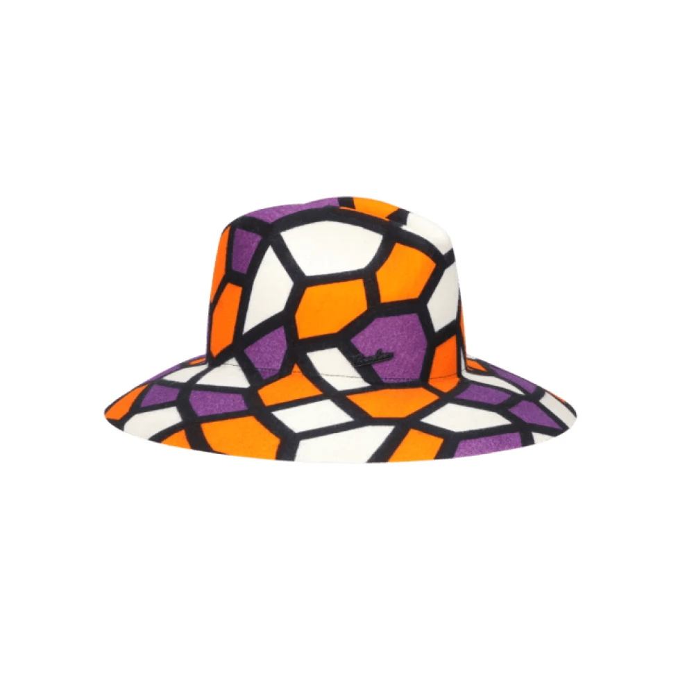 Borsalino Multicolor wollen vilten hoed Lucia stijl Multicolor Dames