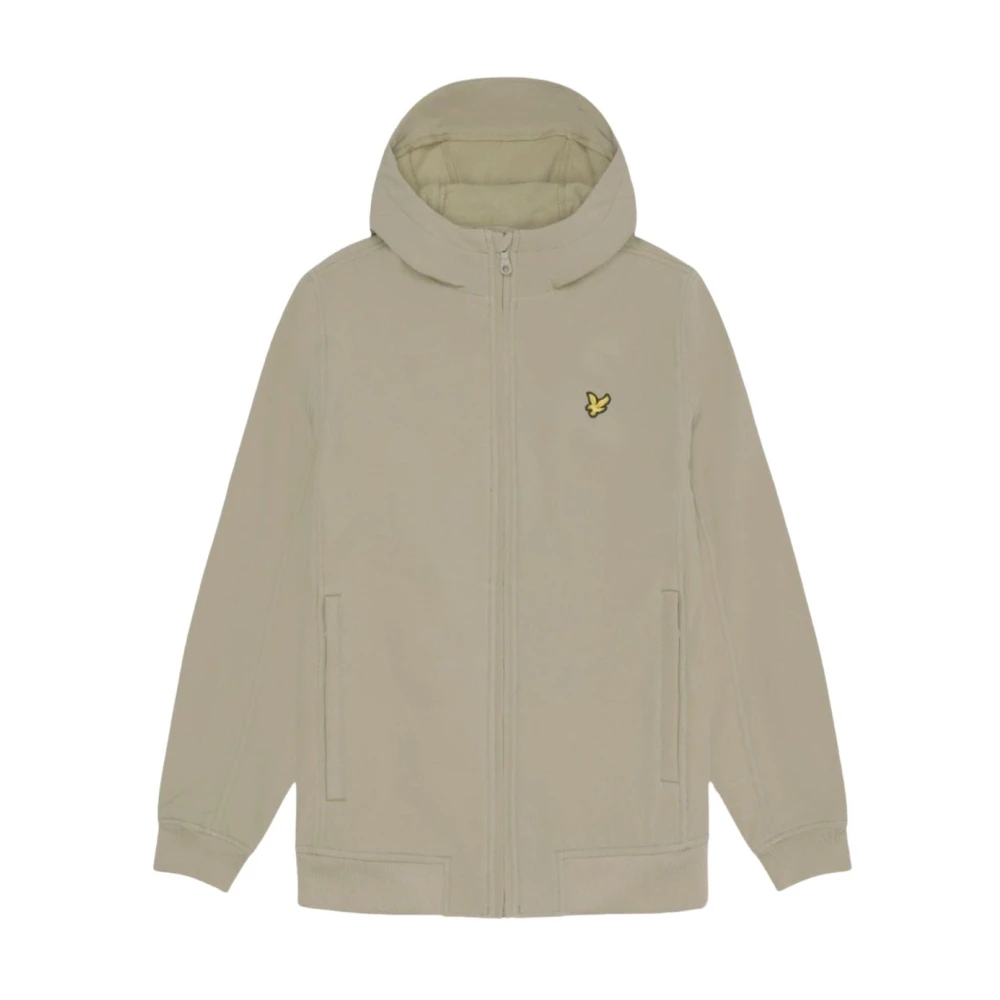 Lyle & Scott Beige Fleece Softshell Jacka 2024 Beige, Herr