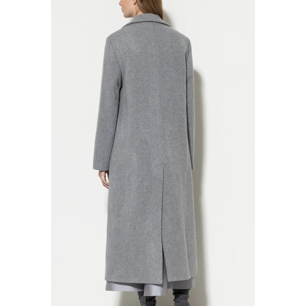 LUISA CERANO Heather Grey Wollen Blend Blazerjas Gray Dames