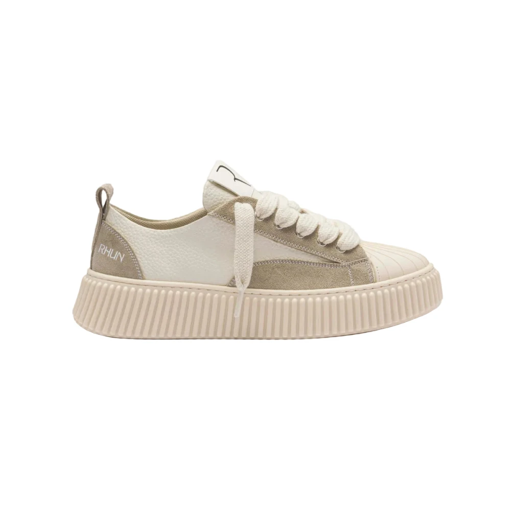 Rhun Lage Sneakers Heren Schoenen Beige