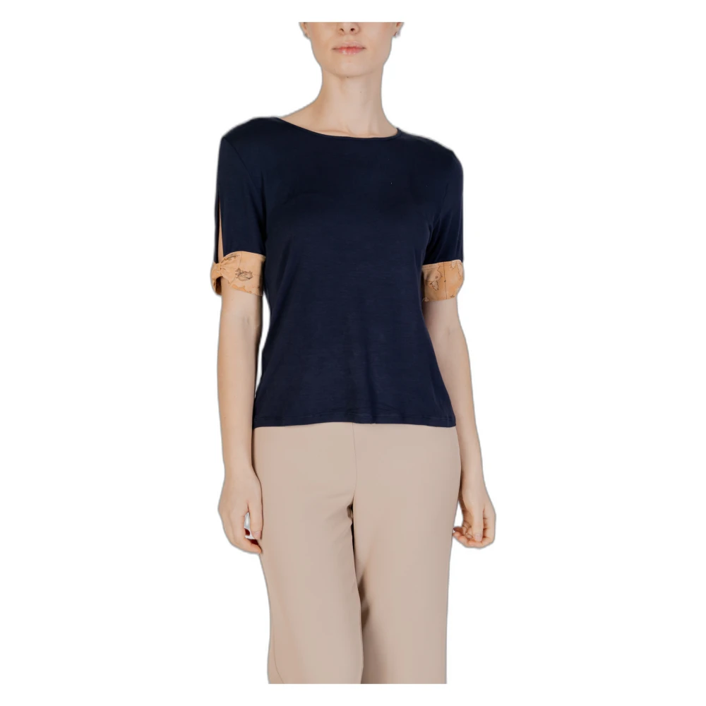 Alviero Martini 1a Classe Blauw T-shirt met korte mouwen voor vrouwen Blue Dames