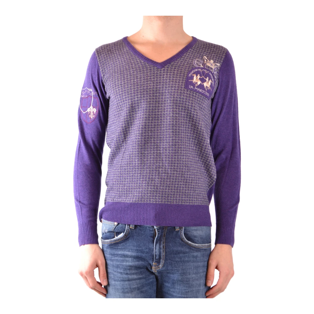 LA MARTINA Knitwear Purple Heren