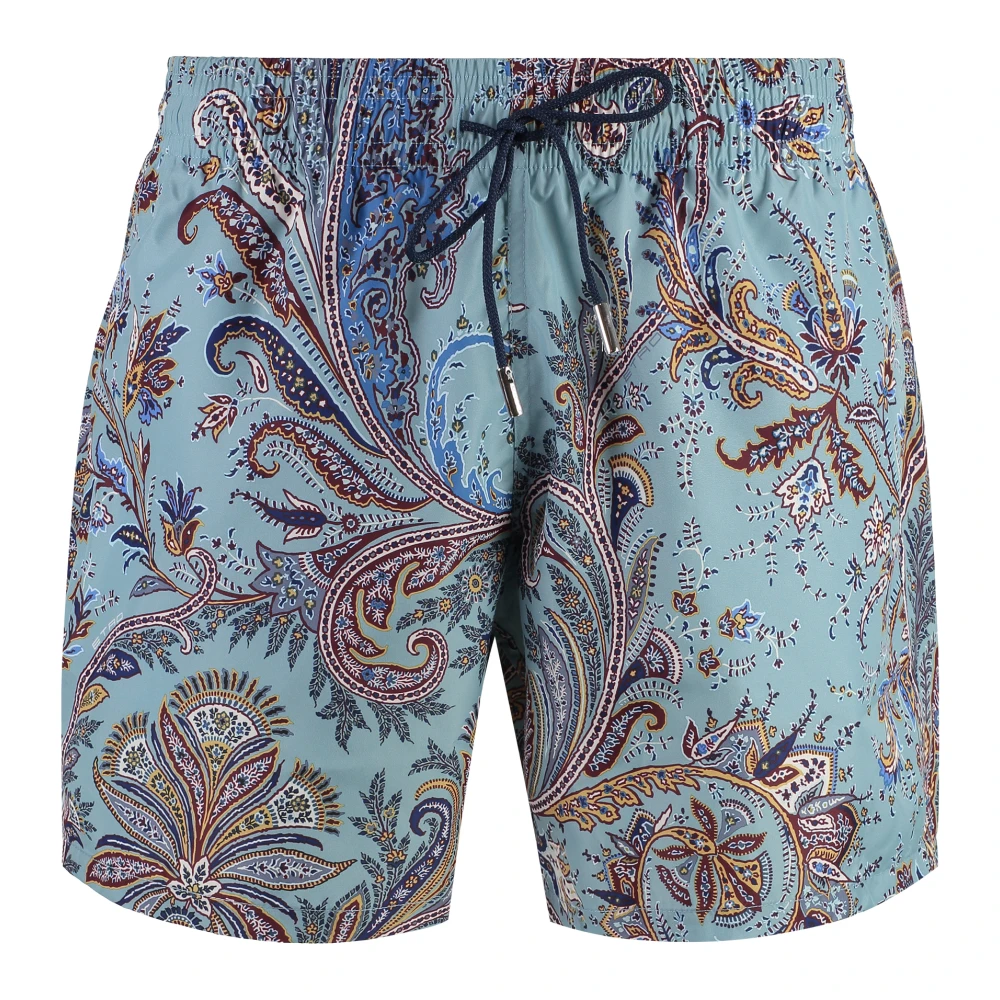 ETRO Zwembroek met Paisley Print Multicolor Heren