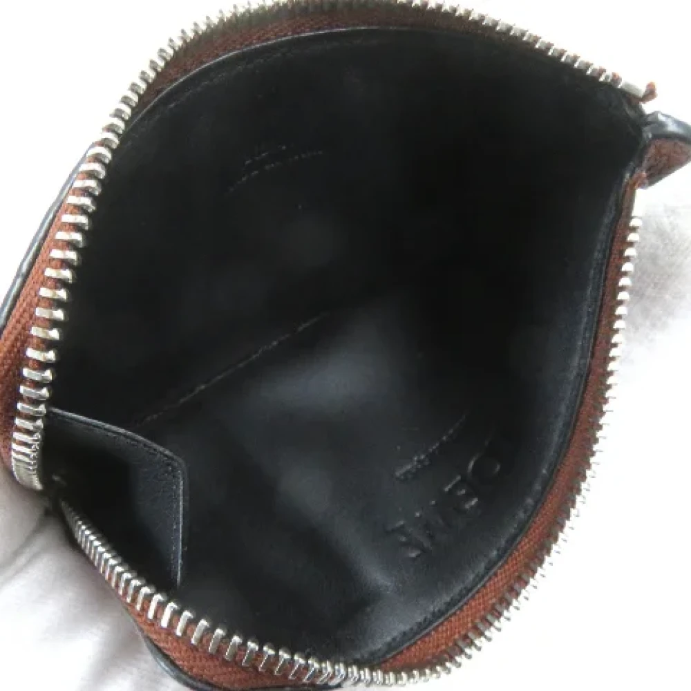 Loewe Pre-owned Leather wallets Brown Dames