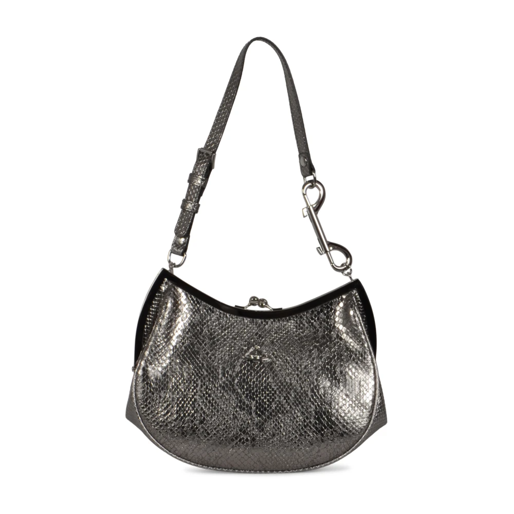 Vivienne Westwood Women's Gray Charm Frame Purse - Shoulder Bags - One Size - Bags