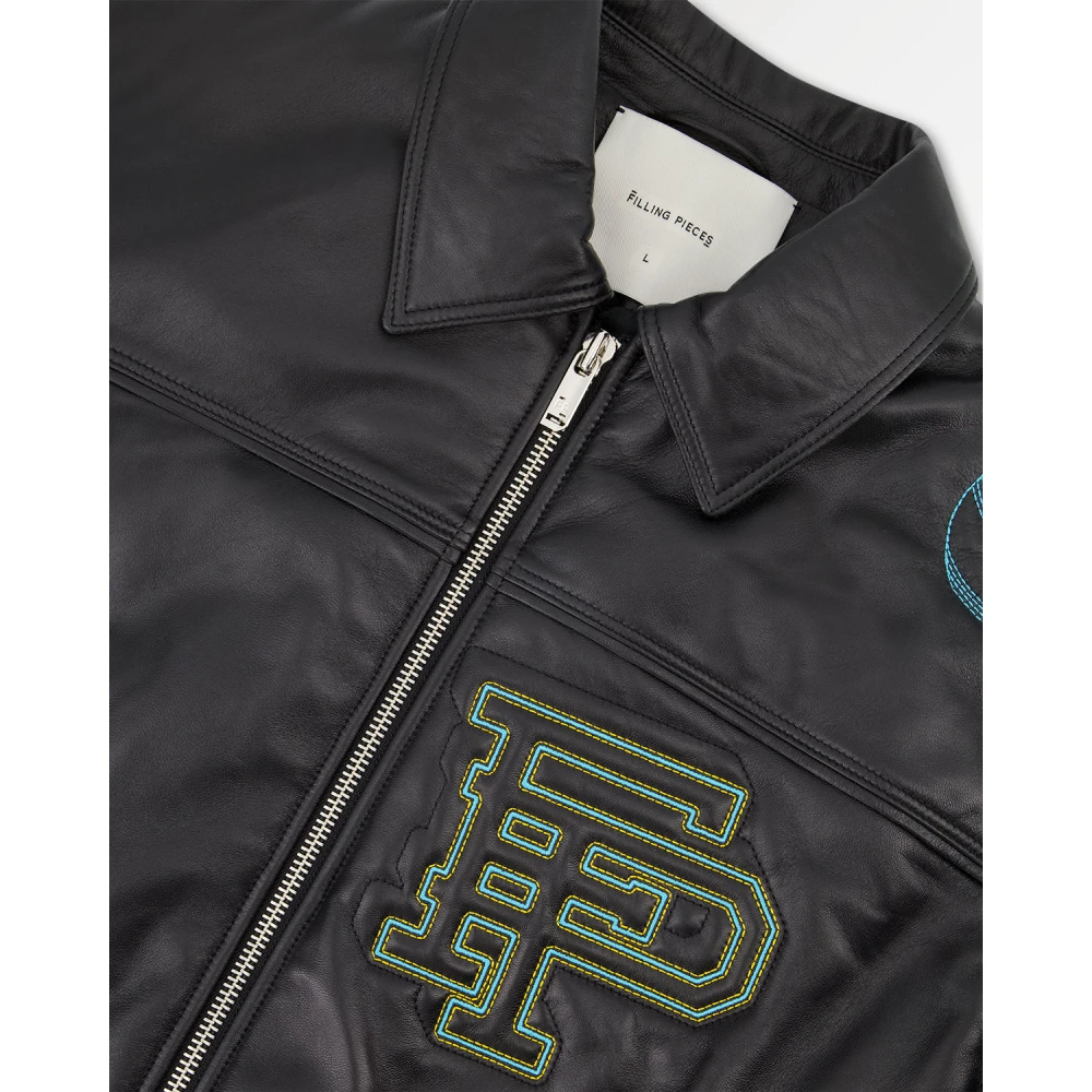 Filling Pieces Leather Jacket Gelato Black Dames
