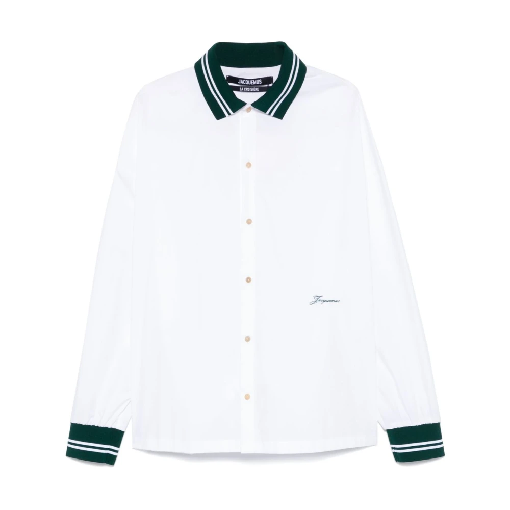 Jacquemus Wit Overhemd voor Mannen White Heren