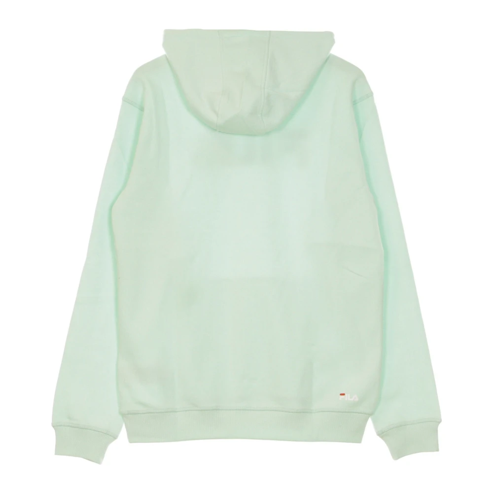 Fila Dusty Aqua Kangaroo Hoodie Lange Mouw Blue Heren