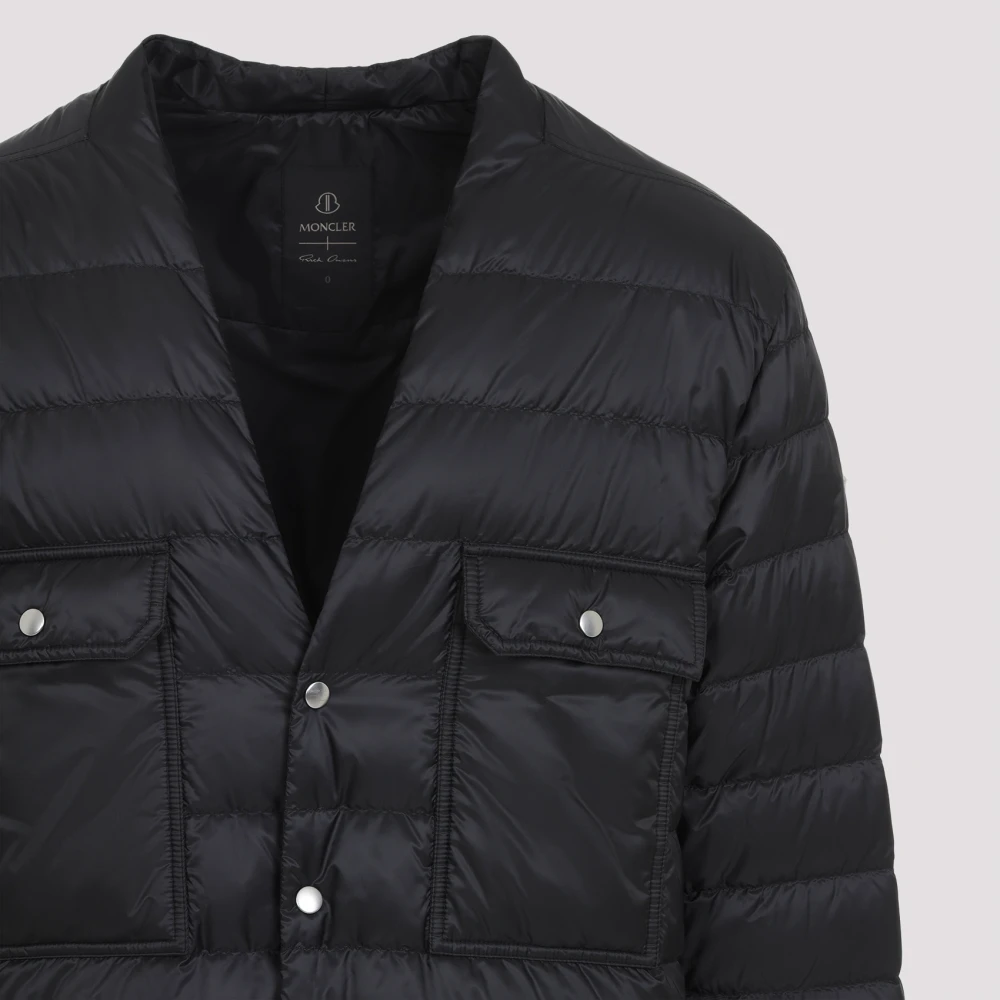 Moncler Rick Owens Buitenshirt Black Heren