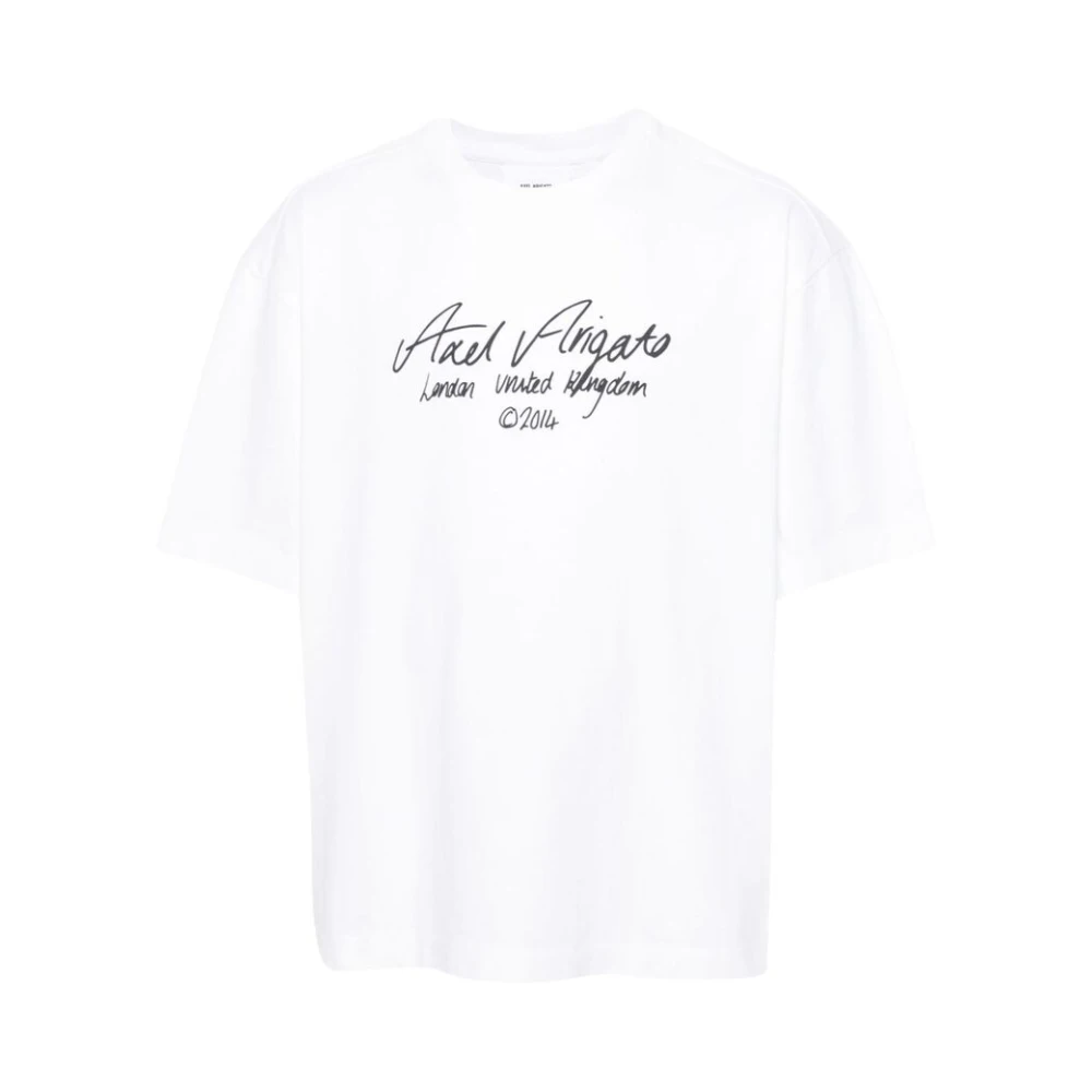 Axel Arigato Essential T-shirt met korte mouwen White Heren