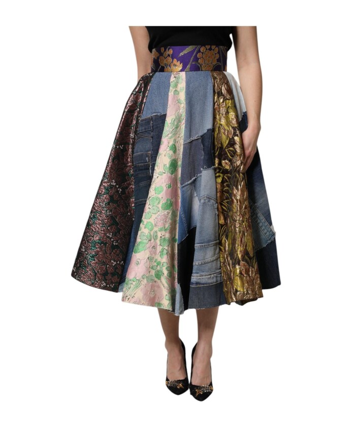 jupe-midi-a-ligne-patchwork-coloree