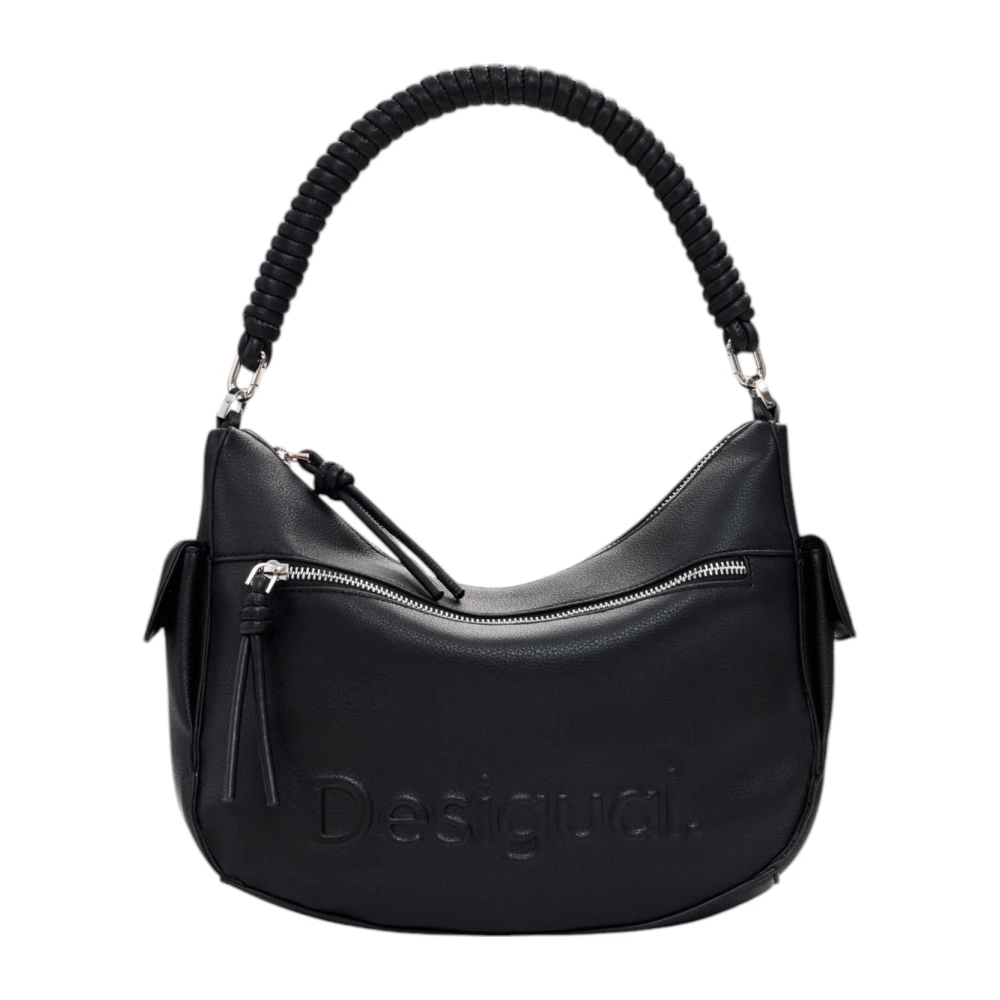 Desigual Damski Czarny Torebki, Kobieta, One Size, Kolekcja Wiosna/Lato Ch Toreb
