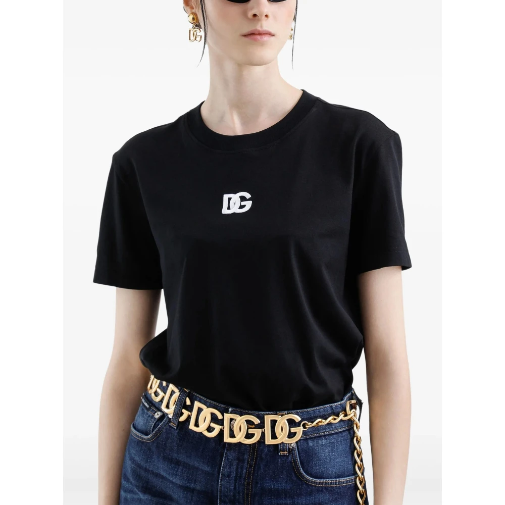 Dolce & Gabbana Nero T-Shirt Beige Dames