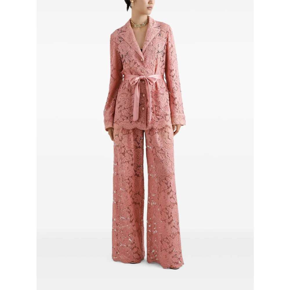 Dolce & Gabbana Stijlvolle Overhemden voor Mannen Pink Dames