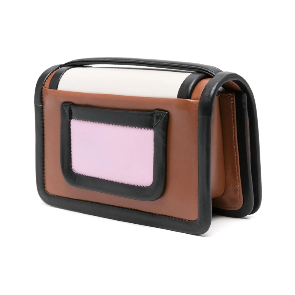 Pierre Hardy Bruine Schoudertas met Overslag Multicolor Dames