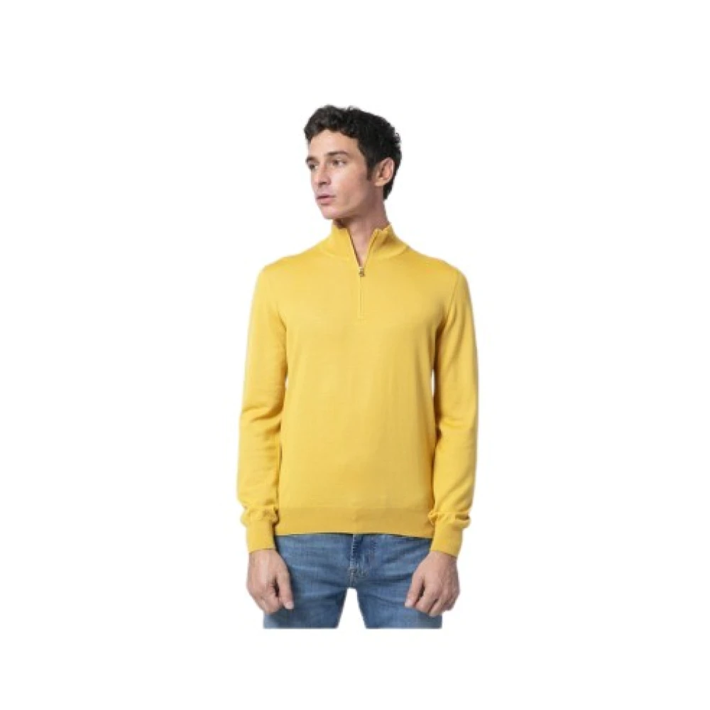 Gran Sasso Herren Gelb Strickwaren, Xlgröße: