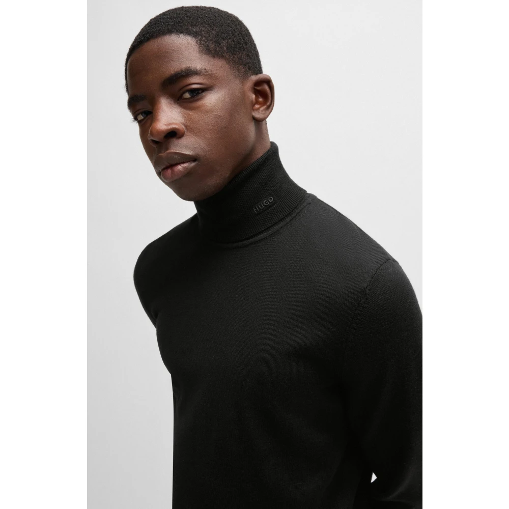 Hugo Boss Stijlvolle Pull voor Mannen Black Heren