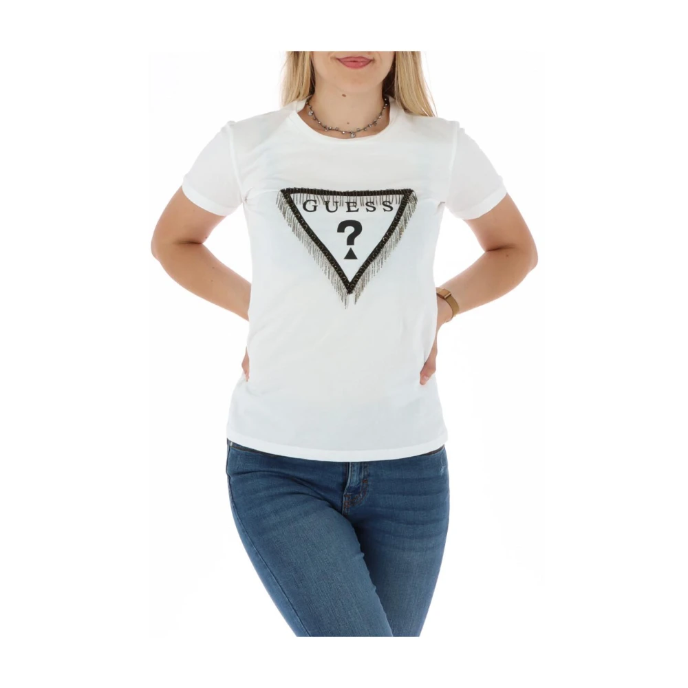 Guess - Tops > T-Shirts - White - Guess - Modalova