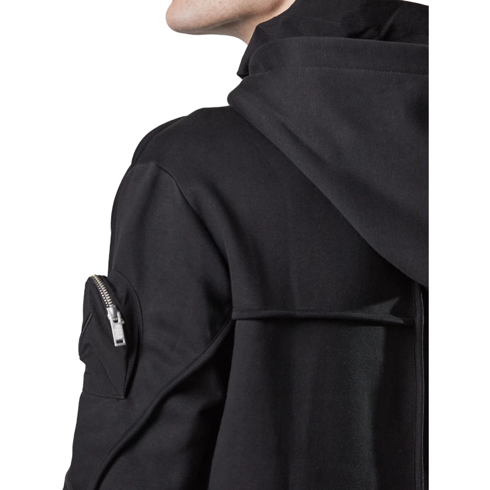 Thom Krom Hoodie met Zak Black Heren