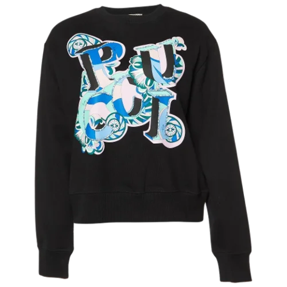 Emilio Pucci Pre-owned Knit tops Black Dames