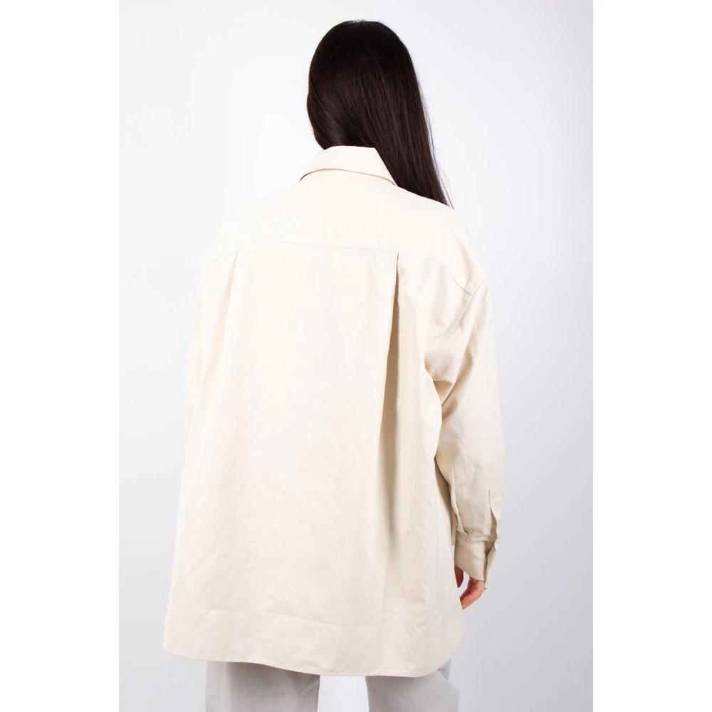 Roberto Collina Beige Overshirt Stijlvol Model Beige Dames
