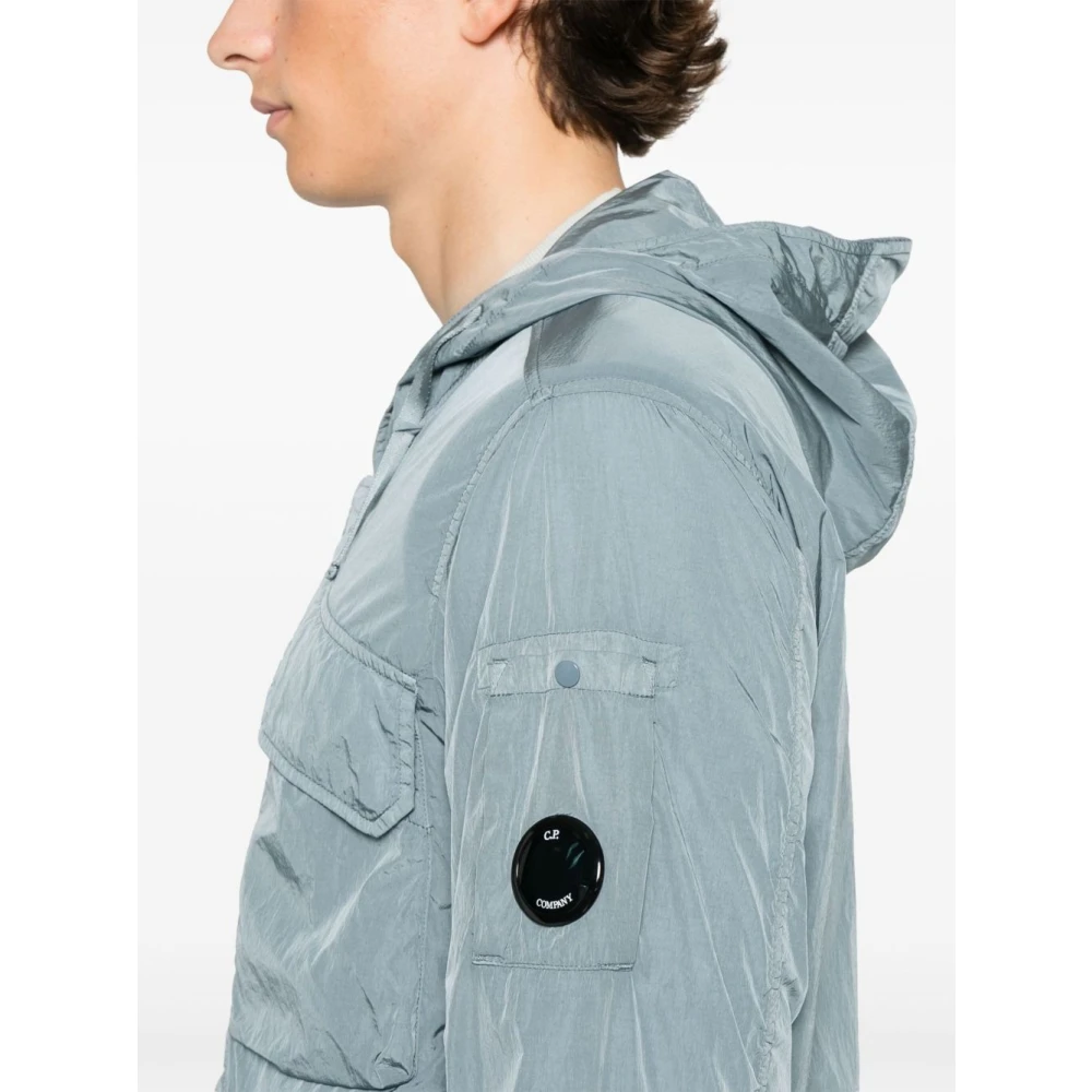 C.P. Company Gefrost Blauw Vest met Rits Blue Heren