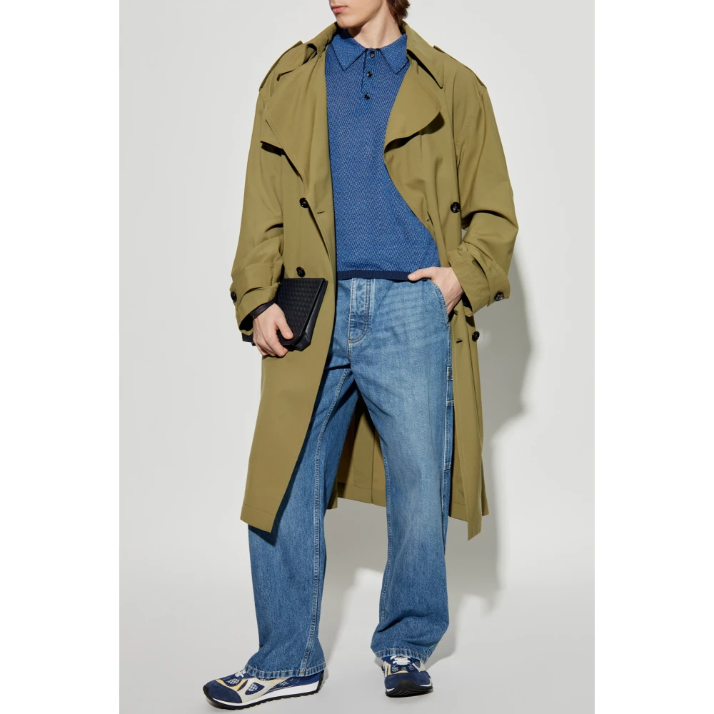 Bottega Veneta Wollen trenchcoat Green Heren