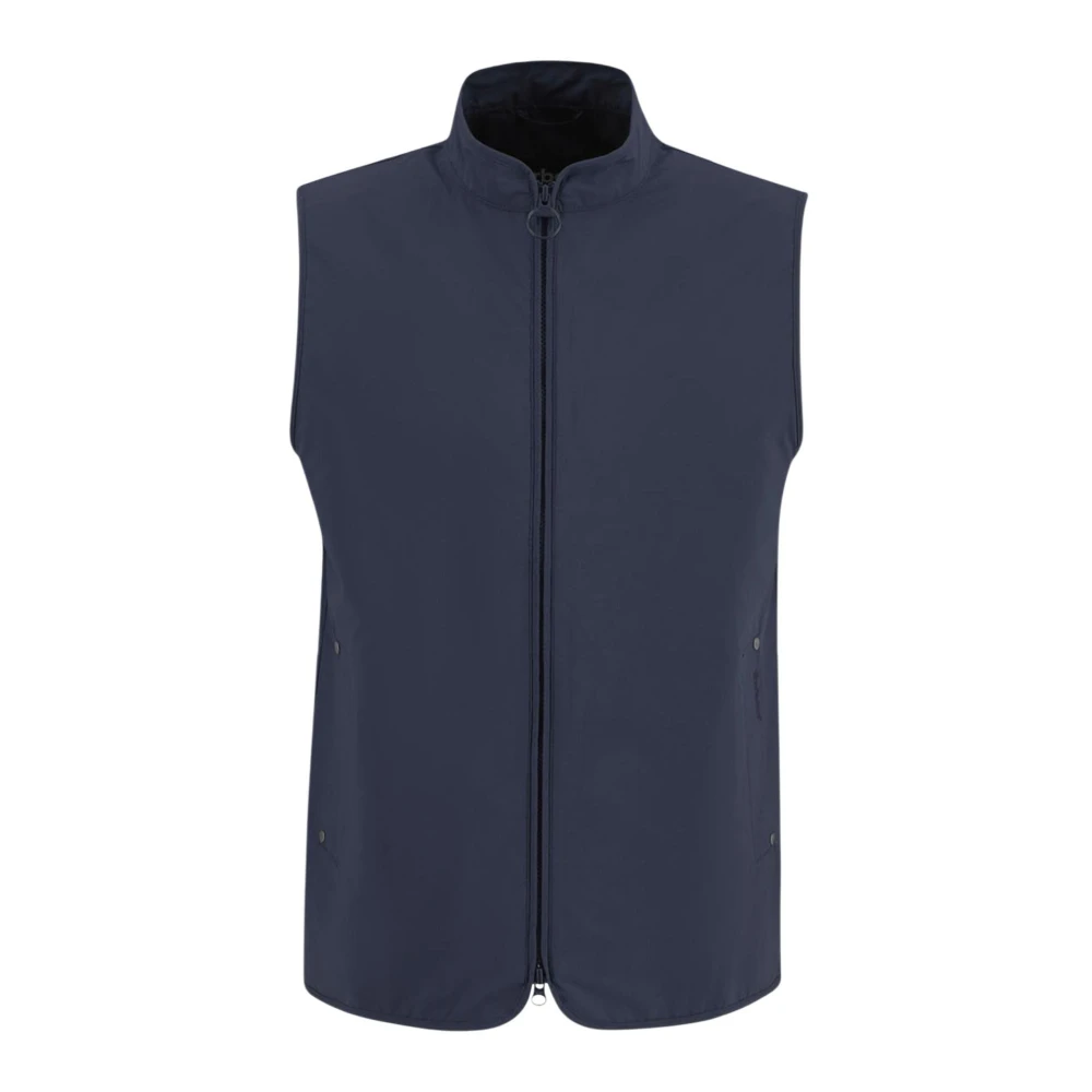 Barbour Men's Blue Stonedale Gilet - Waistcoats - L - Jackets