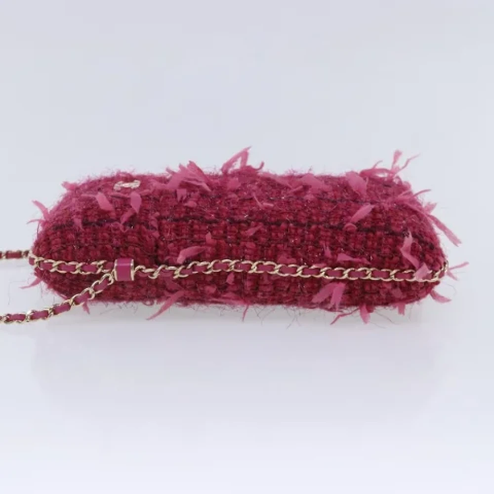 Chanel Vintage Pre-owned Cotton chanel-bags Pink Dames