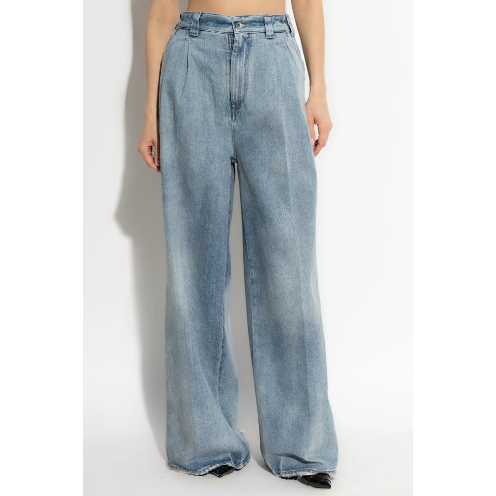 Maison Margiela Jeans met zakken Blue Dames