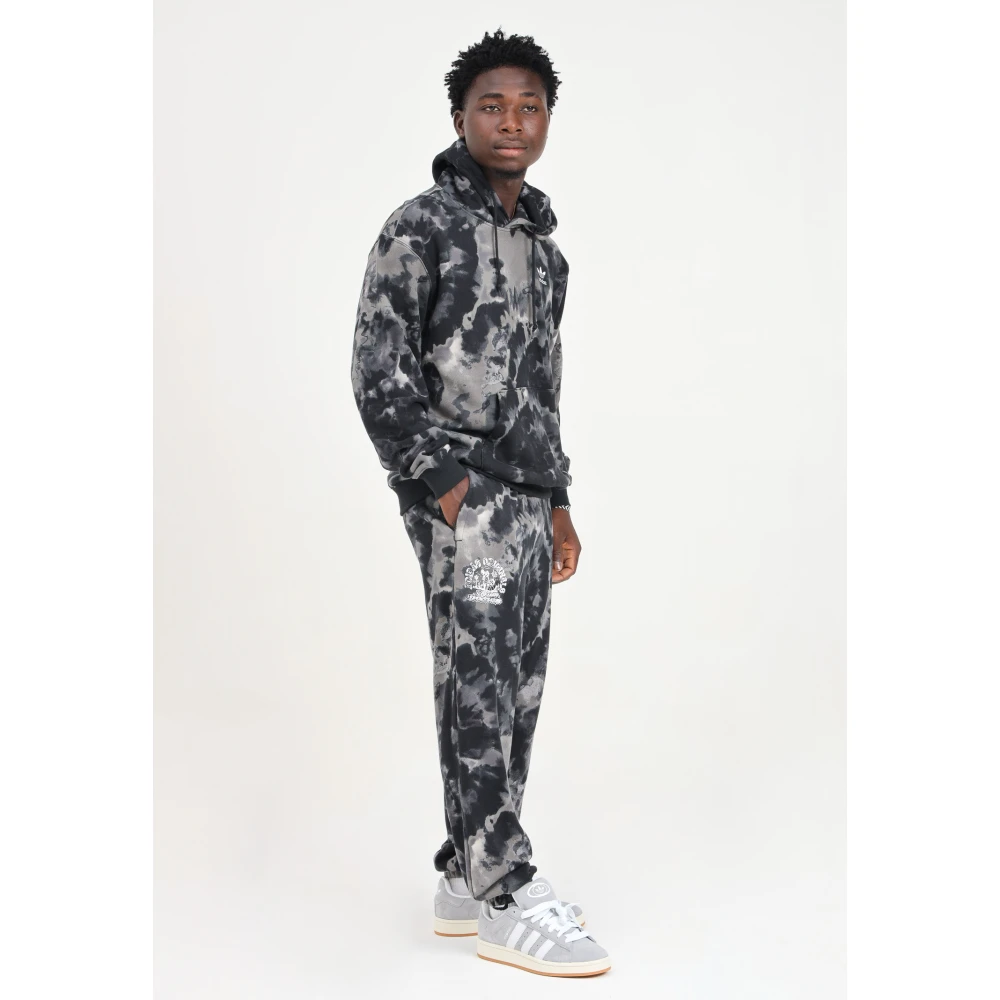 adidas Originals Tie-Dye Zwarte Sportieve Broek Black Heren