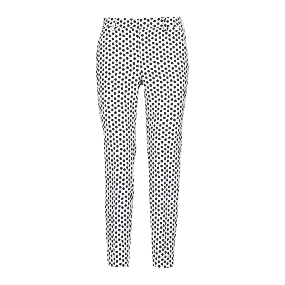 PT Torino Witte New York Broek in Technische Stof Black Dames