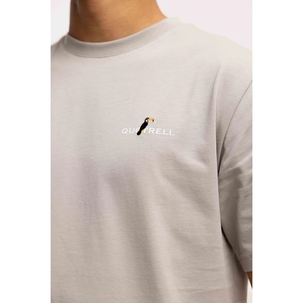 Quotrell Tropics T-Shirt Taupe Heren Beige Heren