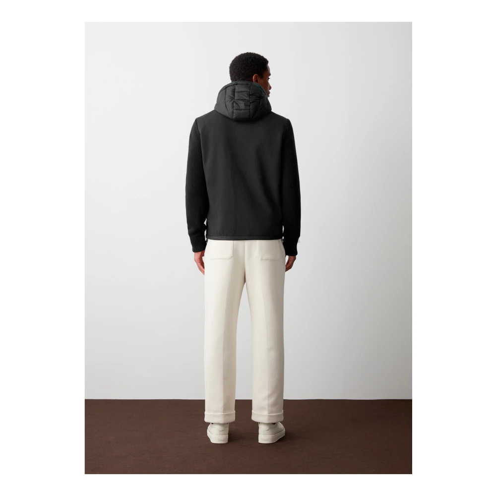 Colmar Zwarte Jassen met Ritssluiting en Capuchon Black Heren