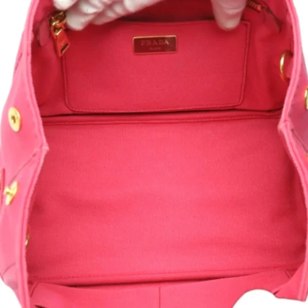 Prada Vintage Pre-owned Fabric totes Pink Dames