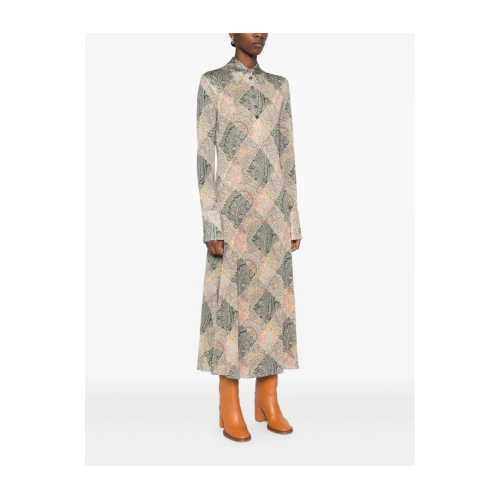 ETRO Elegante Zwarte Jurk voor Vrouwen Multicolor Dames