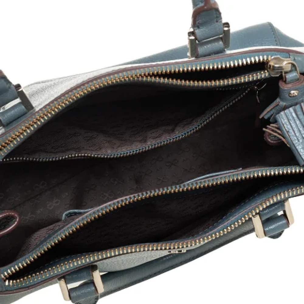 Anya Hindmarch Pre-owned Leather totes Blue Dames