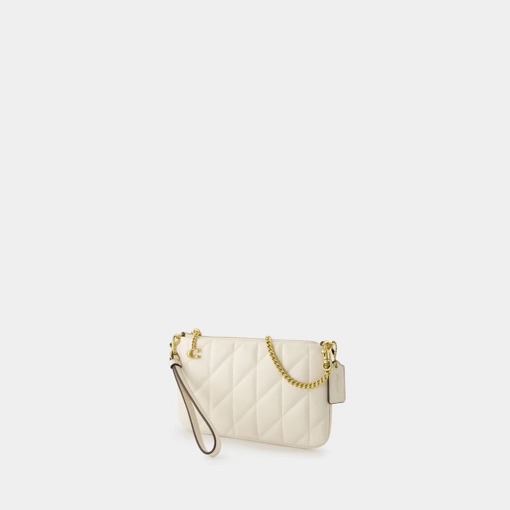 Coach Gewatteerde Leren Crossbody Tas Beige Dames