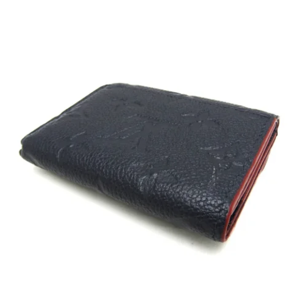 Louis Vuitton Vintage Pre-owned Leather wallets Blue Dames