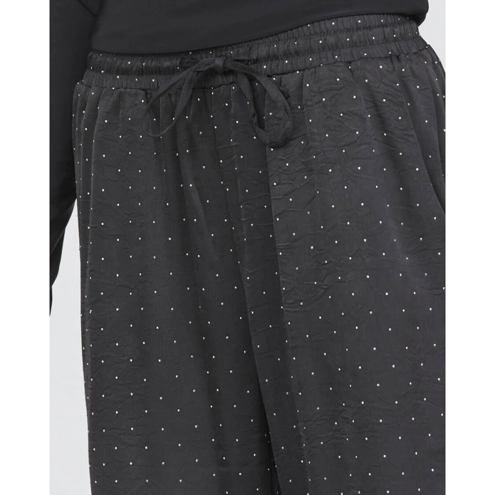 Sisters Point Elegante Zwarte Broek Black Dames