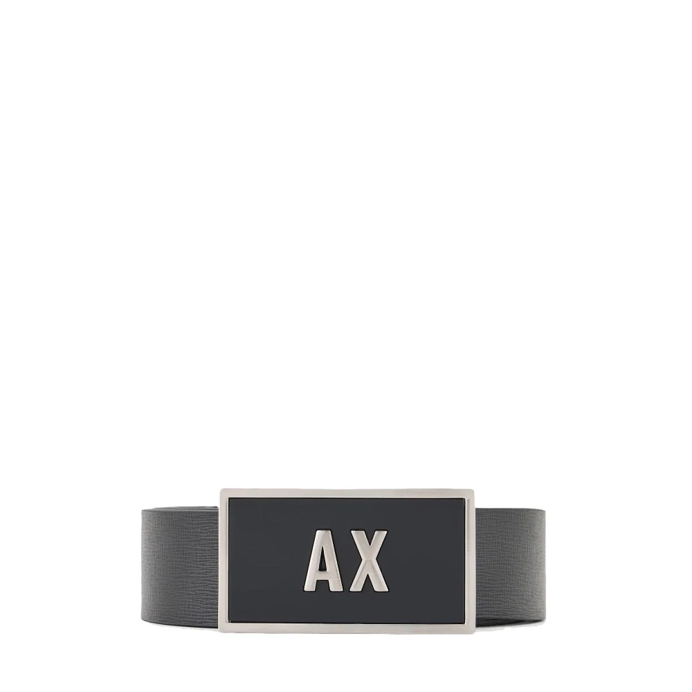 Armani Exchange Zwarte Riem Set 3 Stuks Black Heren