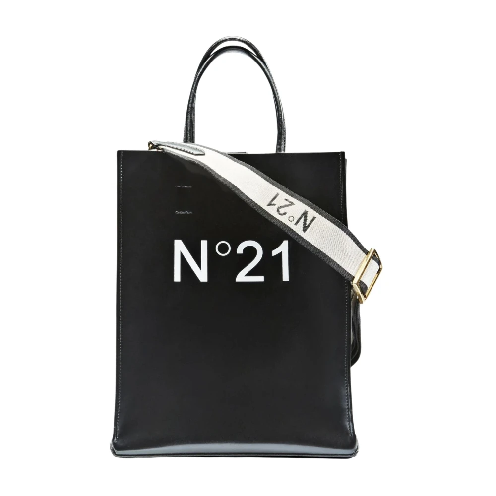 N21 Verticale Shopper Accessoires Black Dames