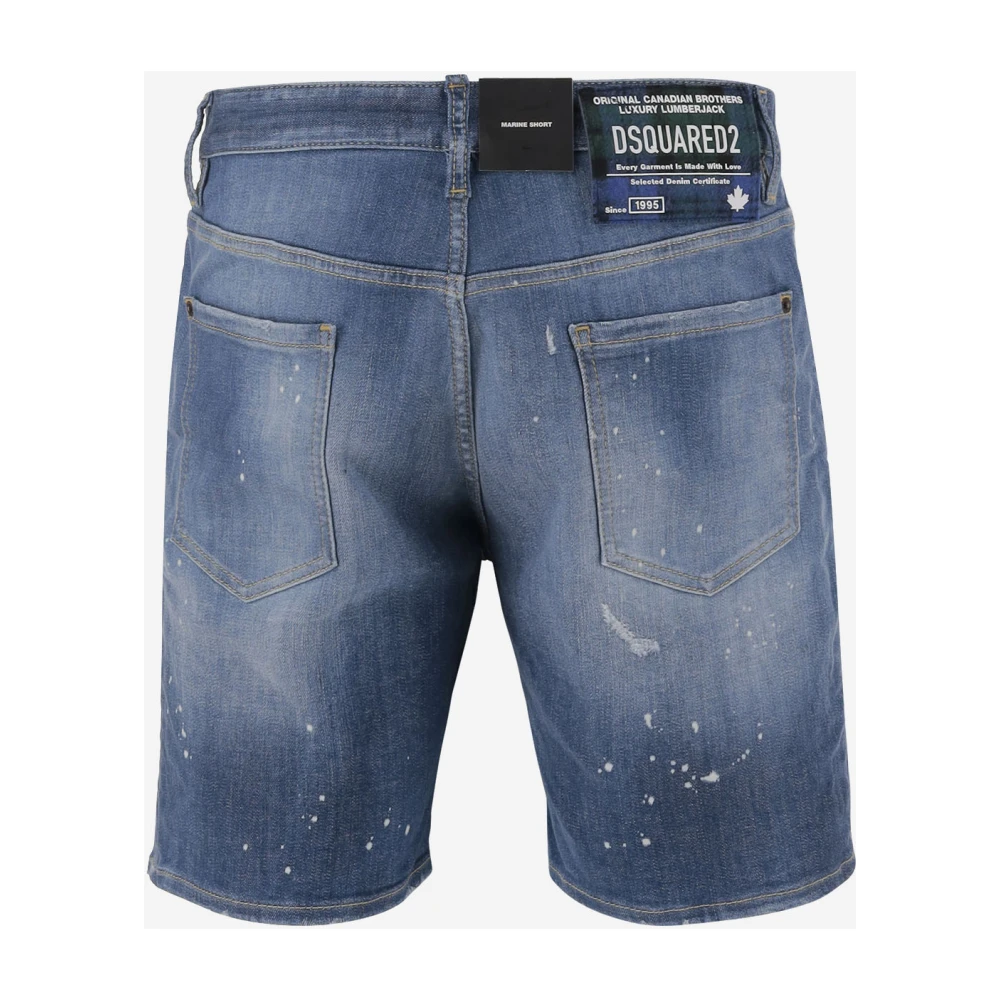 Dsquared2 Stretch Katoenmix Denim Jeans Blue Heren