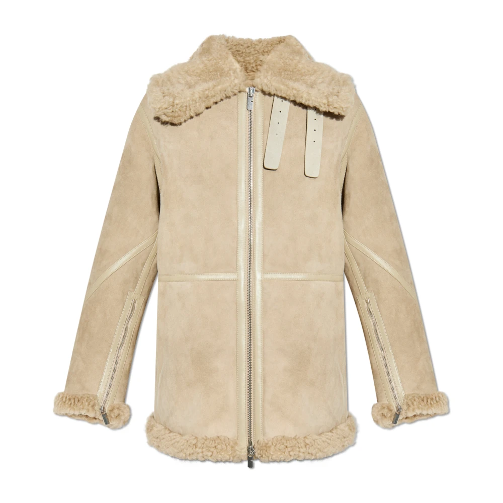 Burberry Schapenvacht Jas Beige Dames