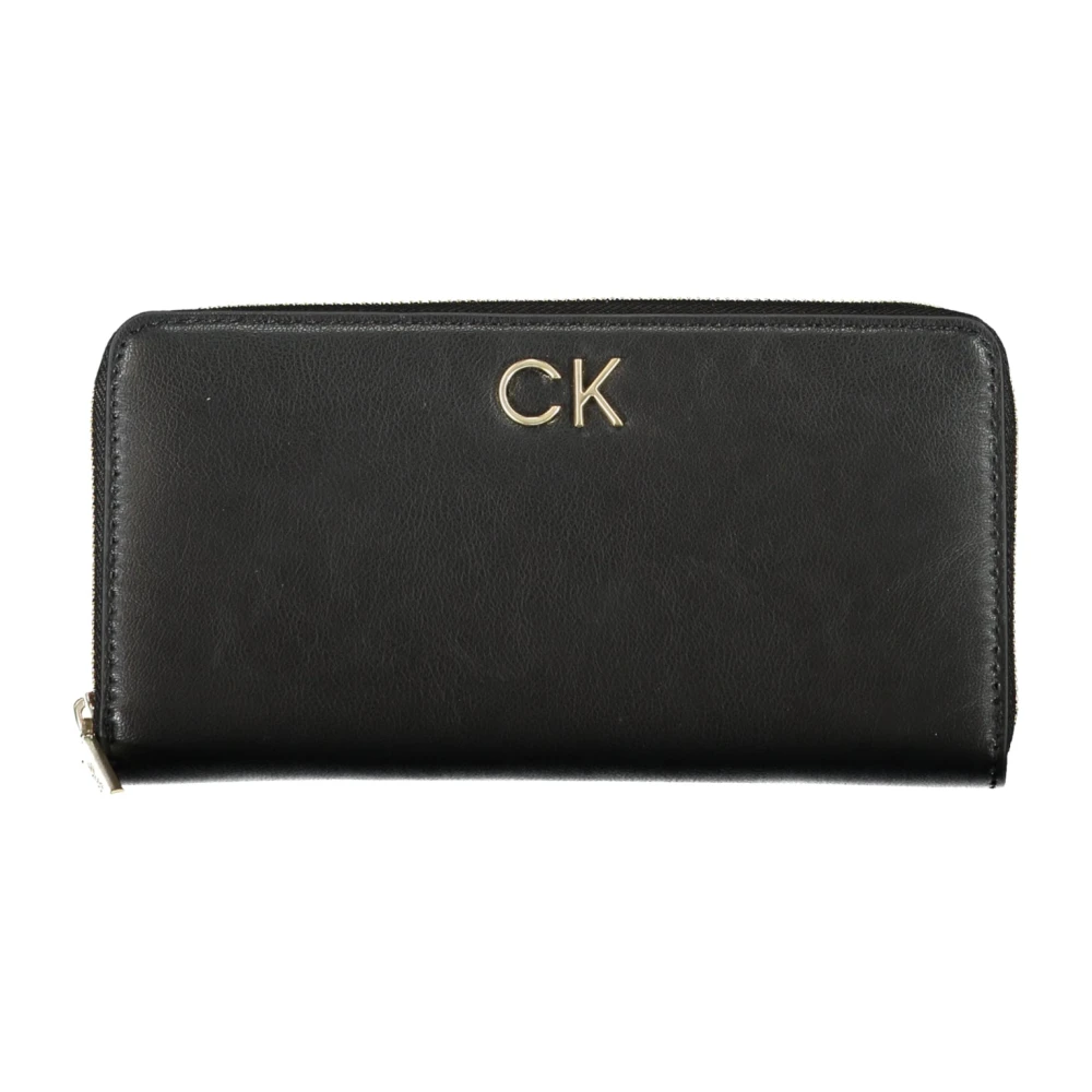 Calvin Klein Elegante Designer Portemonnee met RFID-bescherming Black Dames