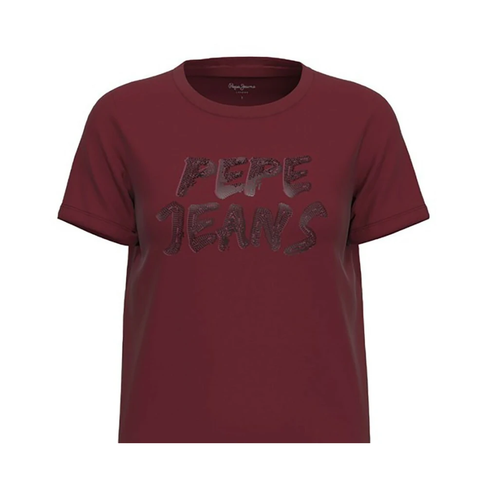 Pepe Jeans Stijlvol T-shirt Brown Dames