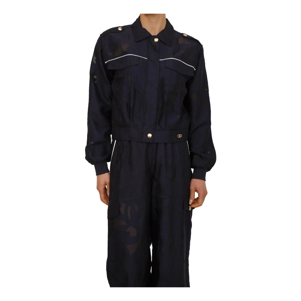 Liu Jo Mujer Azul Chaquetas, Talla: L